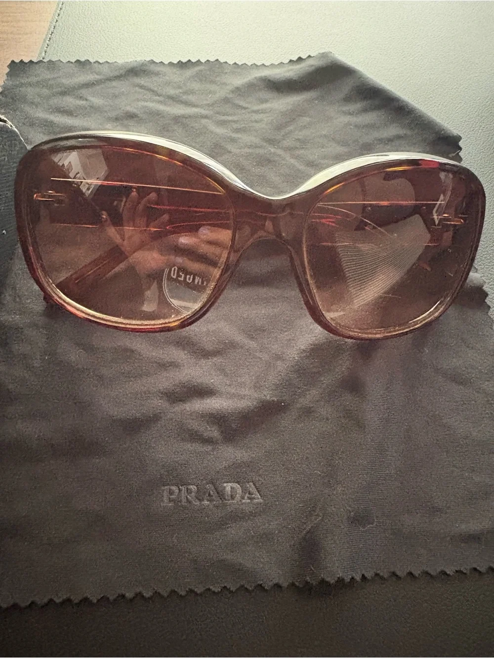 Prada Women's Tortoiseshell Sunglasses in Brown Gradient